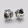 Ion Plating(IP) 304 Stainless Steel European Beads STAS-J022-080AS-1