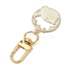Panda Alloy Enamel Pendant Decoration HJEW-JM02602-5
