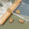 Brass Box Clasps KK-PH0004-65G-5