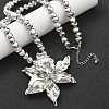 CCB Plastic Beaded Necklaces NJEW-P319-01P-4