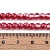 Baking Paint Transparent Glass Beads Strands DGLA-N011-4mm-06-4