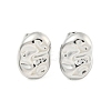 Non-Tarnish Oval 304 Stainless Steel Ear Studs EJEW-L290-003P-1