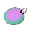 Ion Plating(IP) 304 Stainless Steel Pendants STAS-I311-32E-RC-2