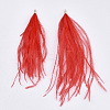 Ostrich Feather Tassel Big Pendant Decorations FIND-S302-08I-2