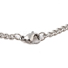 201 Stainless Steel Pendant Necklaces for Women NJEW-U018-01P-06-3
