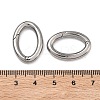 304 Stainless Steel Spring Gate Rings STAS-A138-07C-P-3