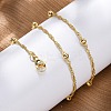 Brass Satellite Chains Necklace for Women LS-NJEW-P265-35G-4