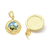 Brass Enamel Pendants KK-Z083-12G-2
