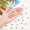 Natural Coconut Shell Rondelle Bead Strands COCB-OC0001-001B-3