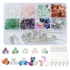 Natural & Synthetic Mixed Stone with Glass Charms FIND-FS0002-17-1