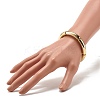Chunky Acrylic Curved Tube Beaded Stretch Bracelet for Women BJEW-JB07628-3