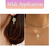 6Pcs 3 Styles Brass Micro Pave Cubic Zirconia Pendants KK-CJ0002-98-7
