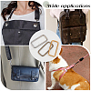 12Pcs 3 Colors Iron Bag Accessories FIND-CY0001-50-5