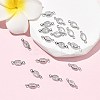 SHEGRACE Brass Pave Cubic Zirconia Oval Connector Charms XGRQ2O560-439A-G-4