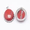 Natural Red Jasper Pendants G-D851-23-2