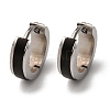 304 Stainless Steel Hoop Earrings EJEW-D331-19A-PB-2