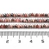 Natural Argentina Rhodonite Beads Strands G-C052-10-01-4