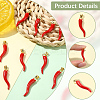 10Pcs Brass Enamel Pendants KK-SC0006-88-3