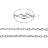 Tarnish Resistant 304 Stainless Steel Cable Chains CHS-A003I-0.5mm-7