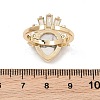 Brass with Mixed Stone Finger Rings GG-CBACC2B-07G-7