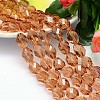 Faceted Polyhedron K9 Glass G-M190-11x8mm-18A-1