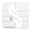 Transparent Acrylic Sewing Template DIY-GF0002-85-1