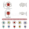 40Pcs 10 Styles Evil Eye Resin & Glass Cabochons MRMJ-GA0001-21-2