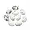 Natural Howlite Cabochons G-R415-13x18-29-1
