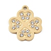 304 Stainless Steel Rhinstones Pendants STAS-I327-16G-1