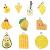 10Pcs 10 Styles Glass & Resin Bottle Pendants CRES-FS0001-26-1