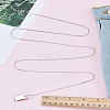 Brass Chain Zipper Helpers HJEW-LP00027-1