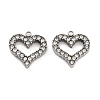 304 Stainless Steel Rhinestone Pendants STAS-S131-03P-1