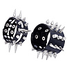 2Pcs 2 Styles PU Imitation Leather Cord Bracelets BJEW-UN0001-62-1
