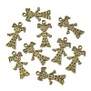 Tibetan Style Alloy Girl Pendants TIBEP-S116-AB-NR-3