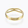 Adjustable Brass Finger Rings RJEW-F086-01G-2