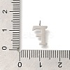 304 Stainless Steel Micro Pave Cubic Zirconia Pendants STAS-H228-06P-F-3