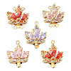 5Pcs 5 Styles Golden Plated Brass Box Clasps KK-CJ0002-22-1