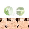 Frosted Baking Paint Glass Beads X1-DGLA-N005-8mm-08-4