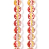 Transparent Glass Enamel Beads GLAA-B021-03-1