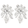 304 Stainless Steel Flower Stud Earrings for Women EJEW-U023-08P-2