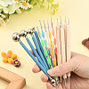 14Pcs 3 Styles Plastic & Wood Double Heads Modeling Clay Sculpting Tools Set TOOL-SP0003-22-4