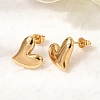 6 Pairs 304 Stainless Steel Stud Earrings EJEW-P340-01G-2