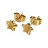 304 Stainless Steel Stud Earrings for Women LS-EJEW-G459-01D-G-2