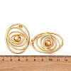 304 Stainless Steel Oval Stud Earrings EJEW-L304-08G-5