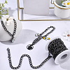 5M Aluminium Twisted Curb Chains CHA-BM0001-01B-7