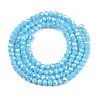 Electroplate Glass Beads Strands EGLA-A044-P1mm-A08-3