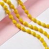 Faceted Glass Beads Strands GLAA-E037-02C-4