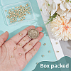 Brass Crimp Beads Covers KK-BC0014-72B-G01-3