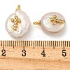 Natural Cultured Freshwater Pearl Pendants LS-PEAR-F008-19G-3