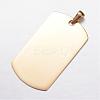 Ion Plating(IP) 304 Stainless Steel Pendants STAS-G077-01G-3